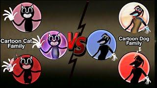 Legendary Cartoon Cat Family Vs Cartoon Dog Family Most Epic - Full Video