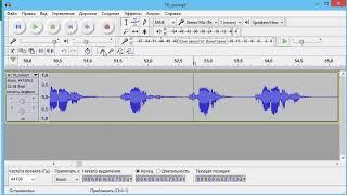 Audacity. Как убрать щелчок из аудио записи