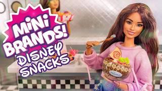 Zuru Mini Brands Create Disney Snacks | Are They Doll Size? DIY Doll Food