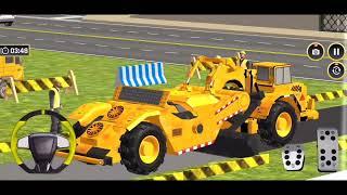 Transporting Heavy Excavator Road Construction - City Road Construction Game - Android Gameplay