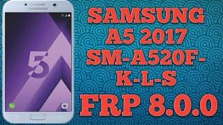 SAMSUNG Galaxy A5 2017 sm A520F FRP Google Lock Bypass Andriond 8.0.0 30 NOV 2019