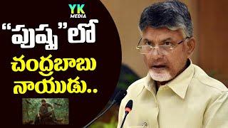 AP EX CM Chandrababu Naidu in Pushpa Movie | Pushpa Collections | Sukumar | Samantha | YK MEDIA