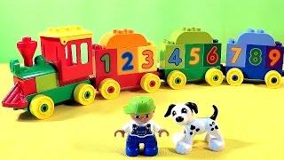 Конструктор Лего   поезд с цифрами. Lego Duplo Number Train