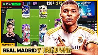 Cầm 6.500.000 VNĐ Chơi Sự Kiện Bùng Nổ & Nâng Cấp Đội Hình REAL MADRID 1 Triệu Tỷ Khủng Nhất FCO