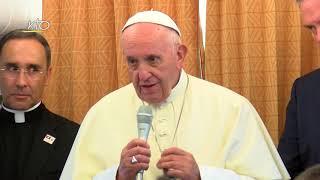 Le pape, heureux de son voyage en Suisse