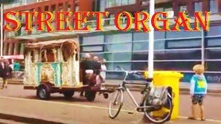 Barrel Organ the Blue Front. Flag Day. Herring Scheveningen. The Hague. Traveling in the Netherlands