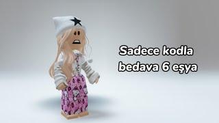 Sadece kodla 6 bedava eşya! #roblox #anasayfayaduş #selamyoutube  ~B