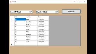 How to Search Data  in access database Between Two Dates Using C#