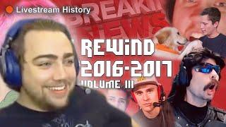 Mizkif Reacts to Twitch Rewind 2016-2017 | Livestream History Vol. III with Chat