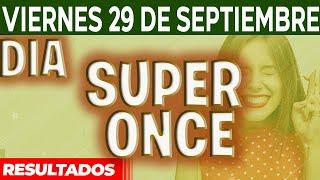 Resultado del sorteo Super Once Dia del Viernes 29 de Septiembre del 2023.