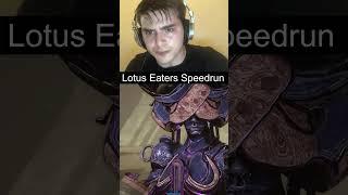 The Warframe Lotus Eaters Any % Speedrun Experience