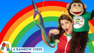 A Rainbow Cheer | Rainbow Song | Ribbon Dance | Colours of a Rainbow | Cheeky Monkey Club