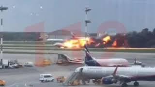 Russian airplane crash footage 05.05.2019 2