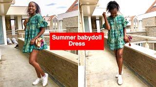 How to sew a dress | diy summer dress tutorial