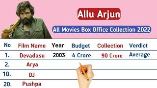 All Arjun Movies Box Office Collection 2022 || Pushpa