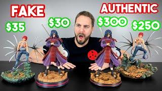 Bootleg VS Authentic   Madara Uchiha  & Sasori l Naruto Statue Unboxing l Fake / Recast