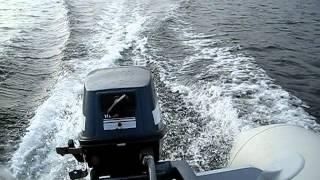 3,20m Schlauchboot mit 8 PS Yamaha Außenborder Test auf der Ostsee (Haffkrug) Motortest