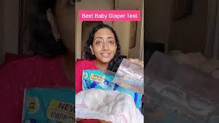 Best Baby Diaper Test #momsexclusive