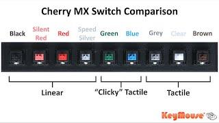 Cherry MX Switch Comparison - KeyMouse