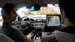 VisLab's driverless car: test for the demo in Kolding, DK - Nov 4, 2013