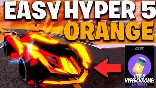 HOW TO GET LEVEL 5 ORANGE HYPERCHROME EASILY in Roblox Jailbreak