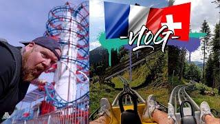 Road Trip zum Achterbahn fahren durch Frankreich - Crazy Alpen Tour - VLOG