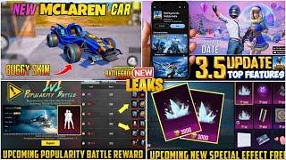 OMG  NEW F1 MCLAREN CAR IS HERE| FREE GLACIER EFFECT| NEW POPULARITY BATTLE3.5 UPDATEPUBGM/BGMI