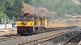 Diwali Dhamaka : Crackers OF Konkan Railways : High Speed WDP3A ALCO TWINS 22120 GOA TEJAS EXPRESS