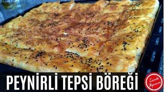 Peynirli Tepsi Böreği-Hazır Yufkadan Börek Tarifleri