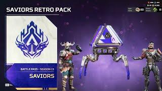 APEX Saviours Battle Pass Legacy Retro Pack & Trailer Showcase | Spark Bonus