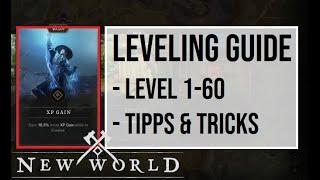 New World leveling Guide Deutsch | schnell & richtig Leveln | fast up | alle Level 1 20 30 40 50 60