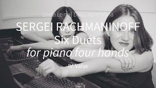 Sergei Rachmaninov. Six Duets Op. 11 - Valse (Linda Leine | Daria Marshinina)