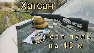 Пневматическая винтовка Hatsan Striker Edge стрельба на 40 метров .Обзор пуль