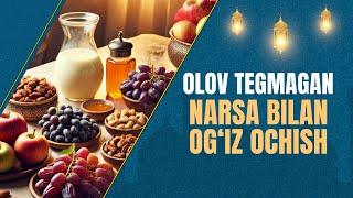 Olov tegmagan narsa bilan og‘iz ochish