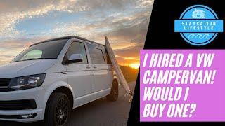 I hired a VW Transporter Campervan Conversion T6 for a Staycation - What did I think?