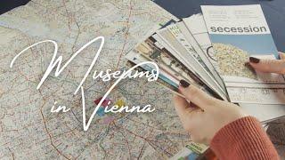 ASMR Looking through Museum Leaflets from Vienna (Soft Spoken, Map Placements)