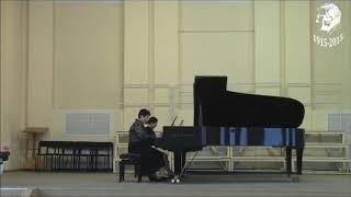 F. Poulenc Capriccio for two pianos