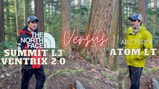 The North Face Summit L3 Ventrix 2.0 Vs. Acrteryx Atom LT: Active Layer Breathable Soft Shell Battle