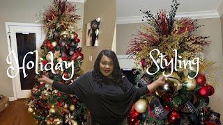 COME WITH ME TO DECORATE A CLIENTS HOME FOR CHRISTMAS #holidaydecorating