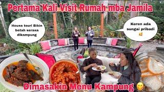 Pertama Kali visit Rumah @jamilasstation1784 Dimasakin Banyak Menu Kampung 