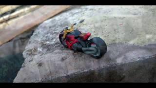 мотоцикл из пластилина  (plasticine motorcycle)