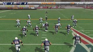 Madden NFL 08 - New England Patriots vs Dallas Cowboys (4K60fps)