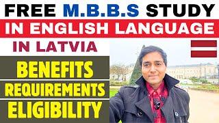 Study Free MBBS Process in Latvia | No IELTS | Become Doctor in Europe ! No Exam | Job | Fund | Visa