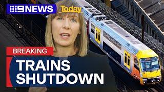 NSW Transport Minister Jo Haylen on Sydney train shutdown | 9 News Australia