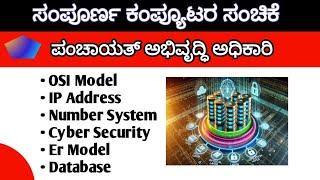 ಕಂಪ್ಯೂಟರ್ ಸಾಕ್ಷರತೆ || Computer Awareness in kannada