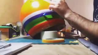 MK Art Productions | Masking Darryn Binder helmet 2016