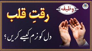 Riqqat e Qalb Ka Wazeefa | فیوضات محمدیہ  | DrQadri | Islamic Library Studio