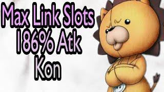 Kon (Messi Ver.) Showcase 186% Atk MAX LINK SLOTS Vs Inheritance Zone