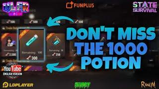 State Of Survival - Don’t Miss The 1000 Potions