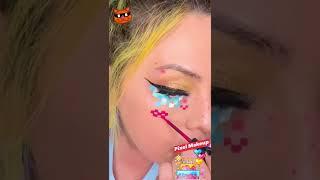 Pixel Makeup Tutorial #pixelart #pixelmakeup #makeup